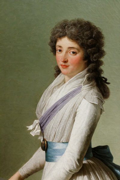 Retrato da Baronesa Chalvet-Souville, nascida Marie de Broutin de François André Vincent